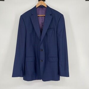 Ted‎ Baker London Endurance Blue Men's Blazer Sport Coat Jacket 44L